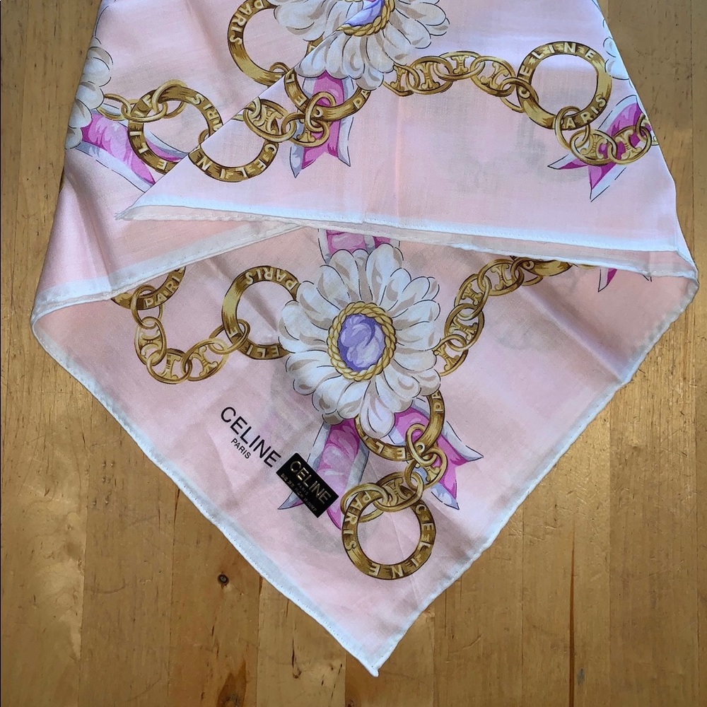 Celine small scarf.  20” x 20”